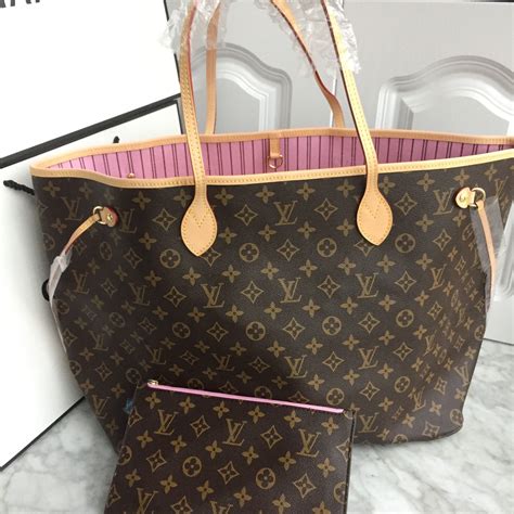 lv pink tote bag.